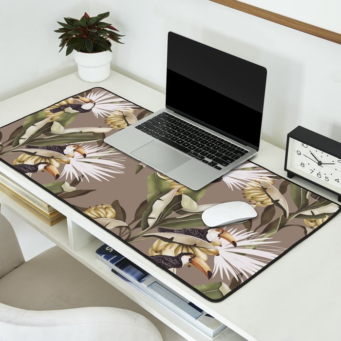 Tropical Toucan Oasis B Desk Mat Gallery Image 2