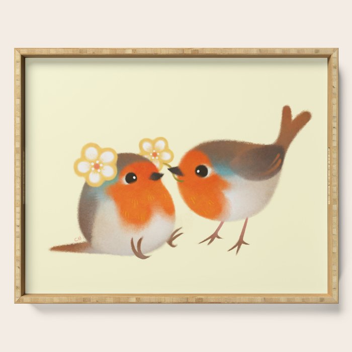 Flowers for you Serving Tray Gallery Image 1