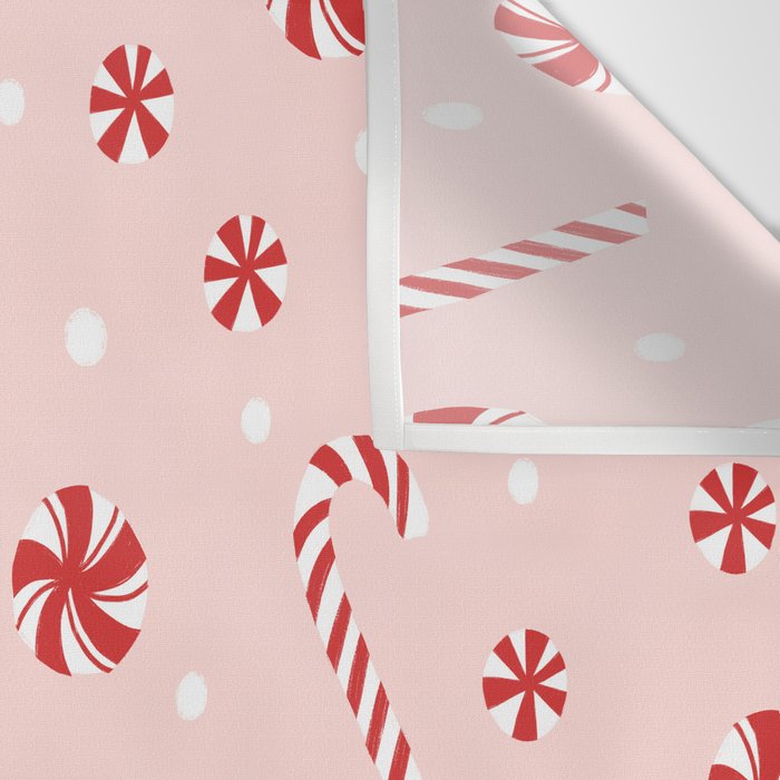Peppermint Christmas Wall Tapestry Gallery Image 3