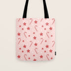 Peppermint Christmas Tote Bag Gallery Image 1