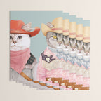 Cowboy Cats Wrapping Paper Gallery Image 3