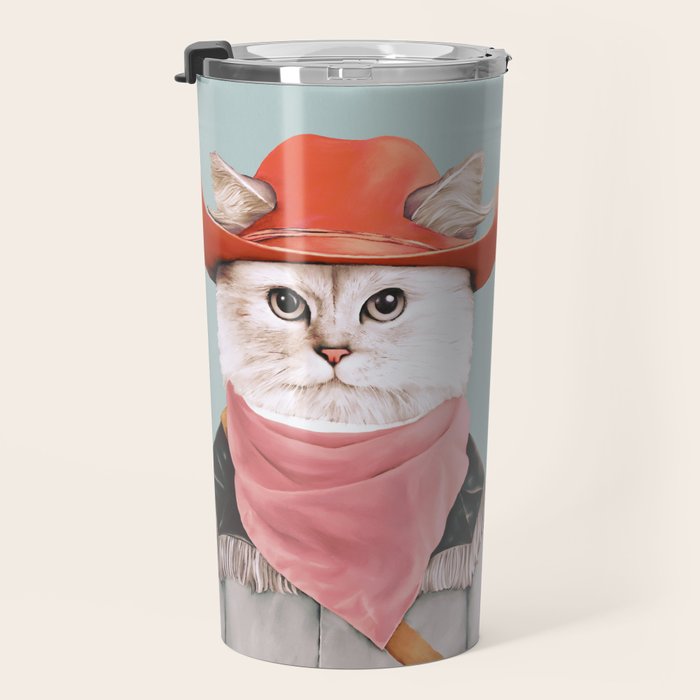 Cowboy Cats Travel Mug Gallery Image 3