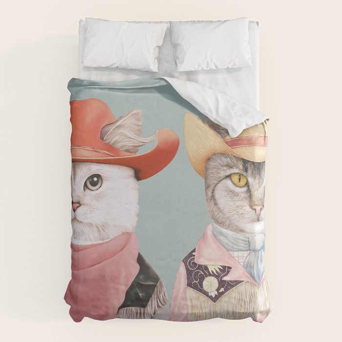 Cowboy Cats Duvet Cover Gallery Image 6
