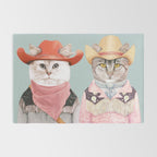 Cowboy Cats Rug Gallery Image 2