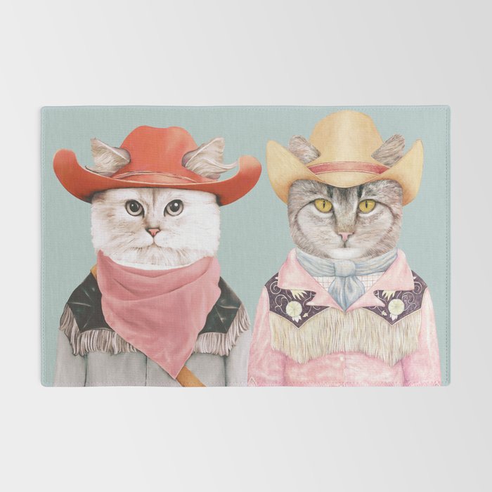 Cowboy Cats Rug Gallery Image 2