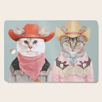 Cowboy Cats Cutting Board Gallery Image 1