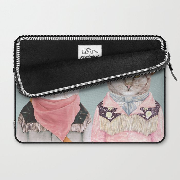 Cowboy Cats Laptop Sleeve Gallery Image 2