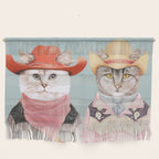 Cowboy Cats Wall Hanging Gallery Image 1
