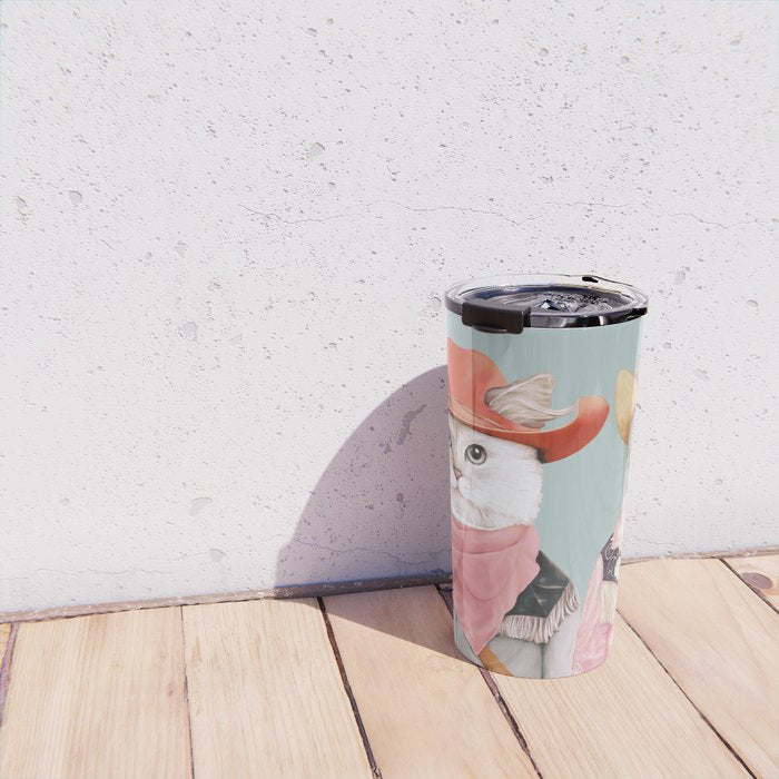 Cowboy Cats Travel Mug Gallery Image 4