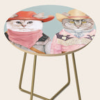 Cowboy Cats Side Table Gallery Image 2