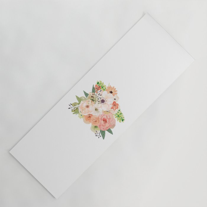 Pink bloom Yoga Mat Gallery Image 1