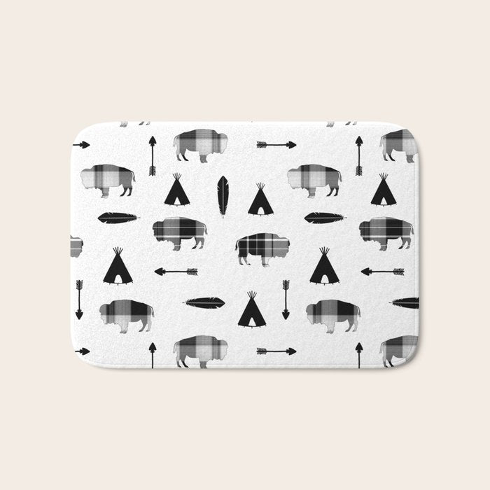 Buffalo Tribe Bath Mat Gallery Image 1