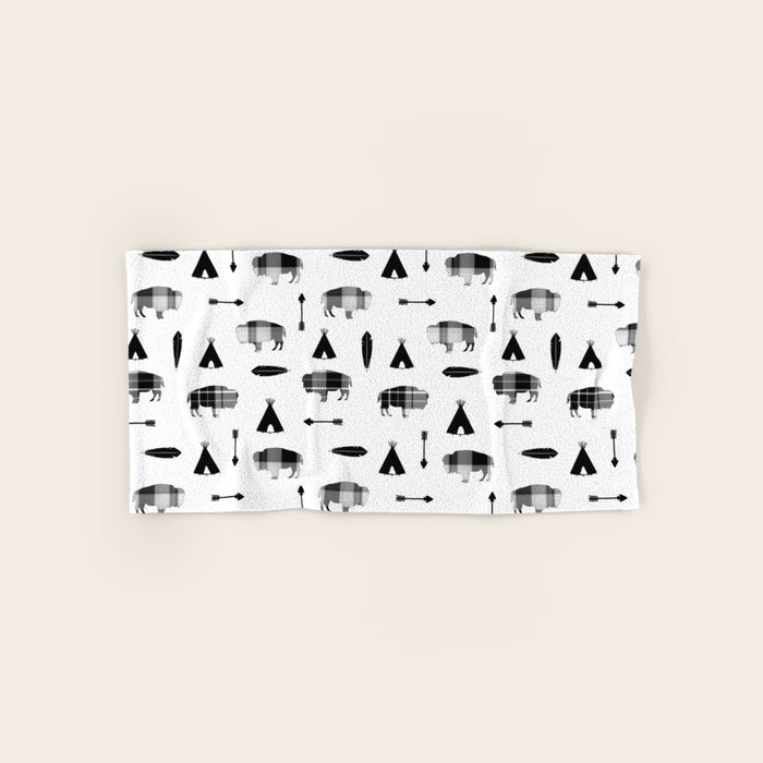 Buffalo Tribe Bath Towel Gallery Image 1