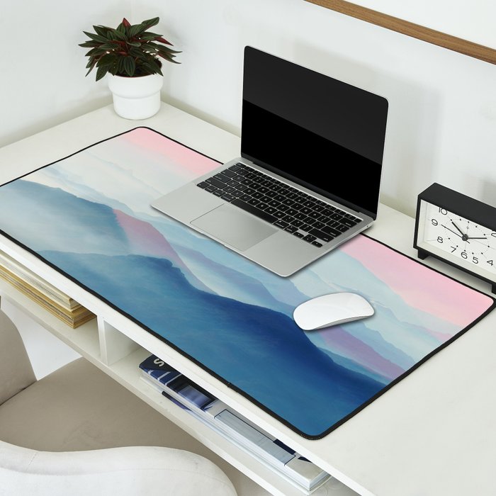 Mountains Desk Mat Gallery Image 2