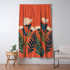 Folk Botanical Bloom Window Curtain Gallery Image 5