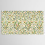 William Morris style lily of the valley light Tablecloth Gallery Image 2
