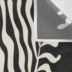 Onyx Ferns: Black & White Matisse Edition Wall Tapestry Gallery Image 3