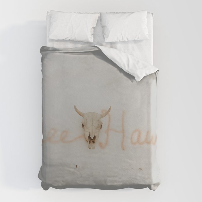 Yee Haw Cow Skull Duvet Cover Gallery Image 6