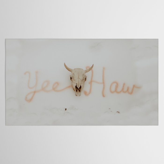 Yee Haw Cow Skull Tablecloth Gallery Image 2