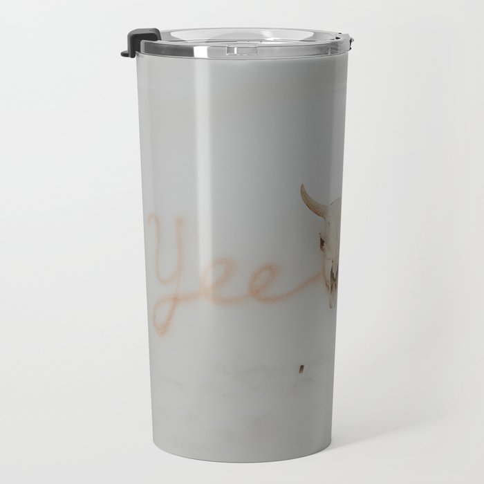 Yee Haw Cow Skull Travel Mug Gallery Image 3