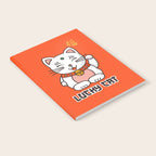 Lucky Cat Illustration Notebook Gallery Image 2