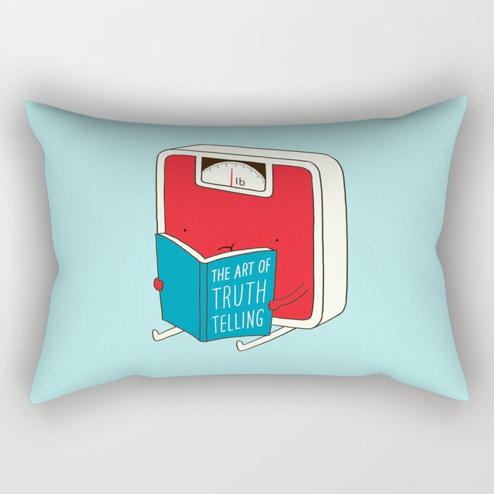The art of Truth Telling Rectangular Pillow Gallery Image 2