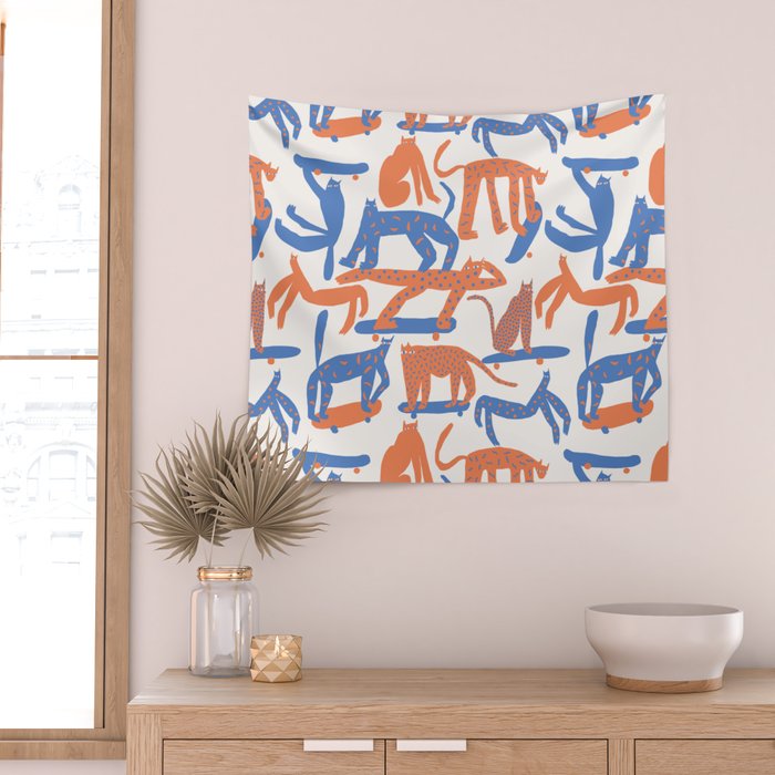 Broken Cats Wall Tapestry Gallery Image 2