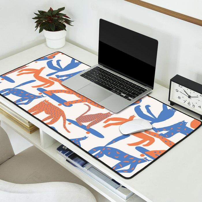 Broken Cats Desk Mat Gallery Image 2