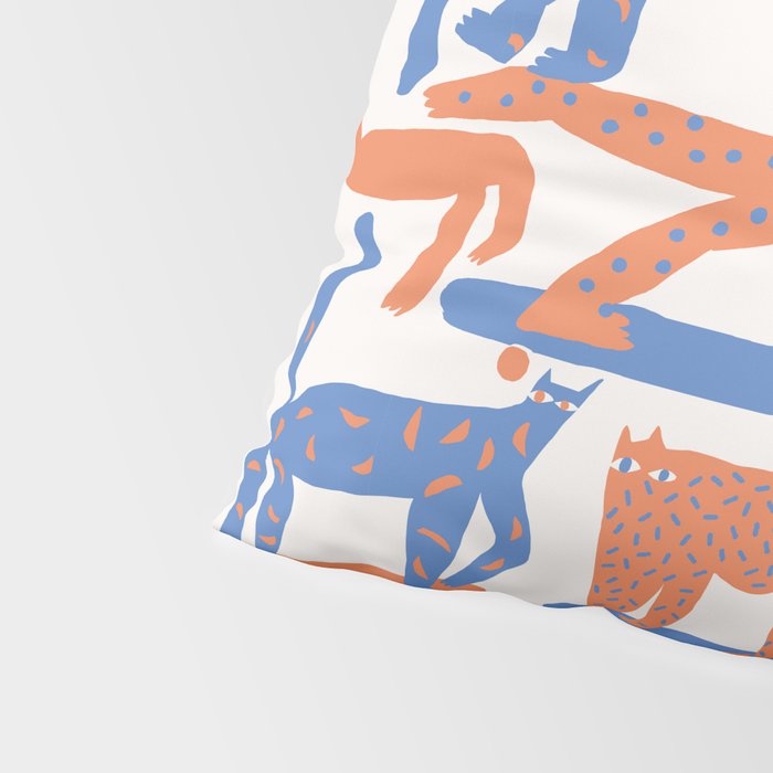 Broken Cats Pillow Sham Gallery Image 4
