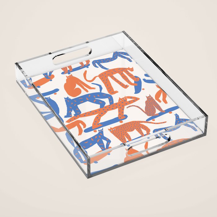 Broken Cats Acrylic Tray Gallery Image 1
