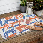 Broken Cats Outdoor Rug Gallery Image 2