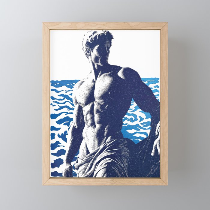 Depths of Poseidon Mini Art Print Gallery Image 1