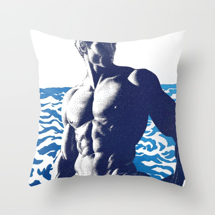 Depths of Poseidon Throw Pillow Gallery Image 6