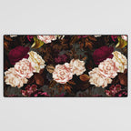 Vintage & Shabby Chic - Midnight Rose and Peony Garden Desk Mat Gallery Image 3
