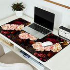 Vintage & Shabby Chic - Midnight Rose and Peony Garden Desk Mat Gallery Image 2