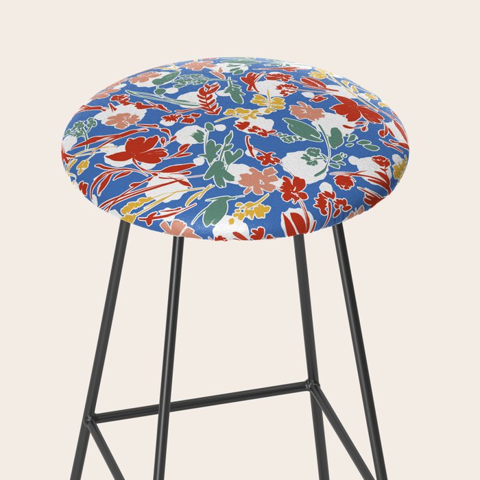 Wild colorful flowery meadow B Stool Gallery Image 2