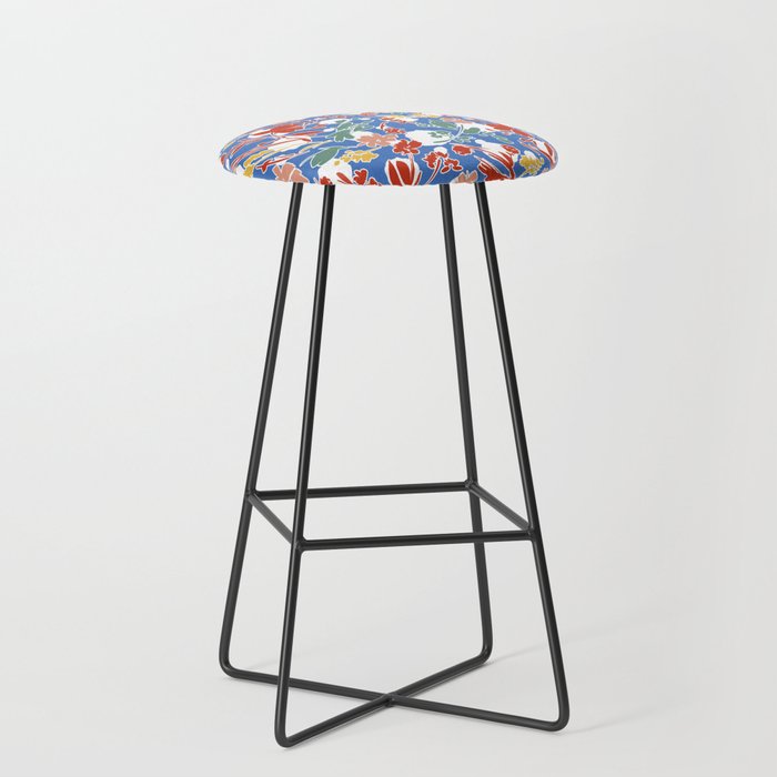 Wild colorful flowery meadow B Stool Gallery Image 1