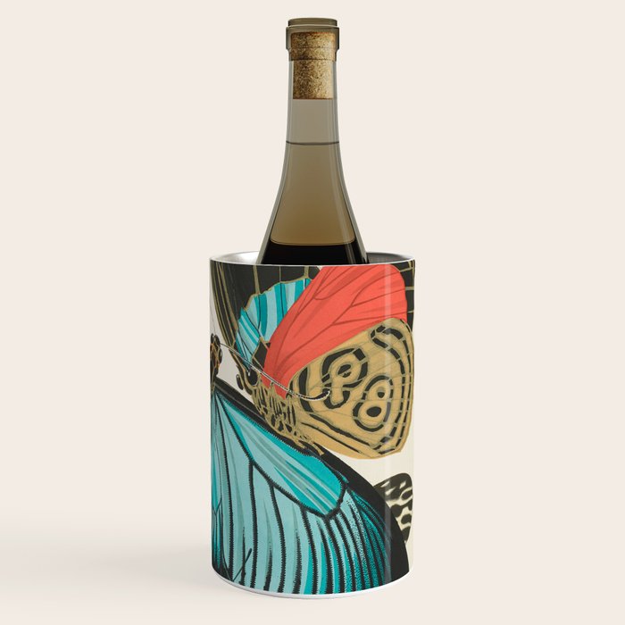 Butterfly Print by E.A. Seguy, 1925 #2 Wine Chiller Gallery Image 3