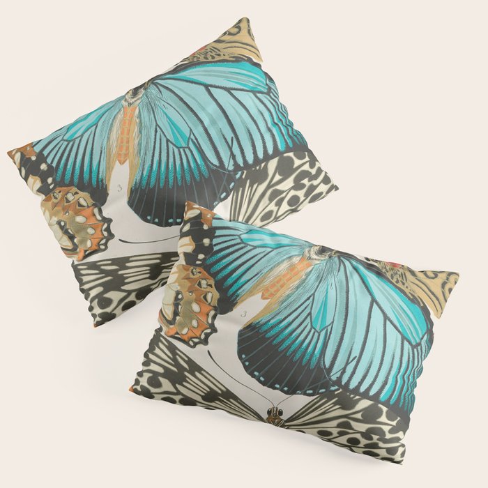 Butterfly Print by E.A. Seguy, 1925 #2 Pillow Sham Gallery Image 3