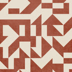 Geometric Abstract Terracotta Modern Original Artwork Coffee Mug Gallery Image 2