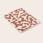 Geometric Abstract Terracotta Modern Original Artwork Notebook Gallery Image 3