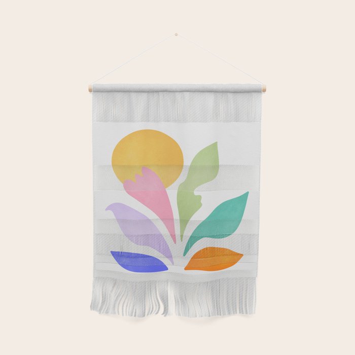 Sun & Leaves: Matisse Pastel Series 04 Wall Hanging Gallery Image 1