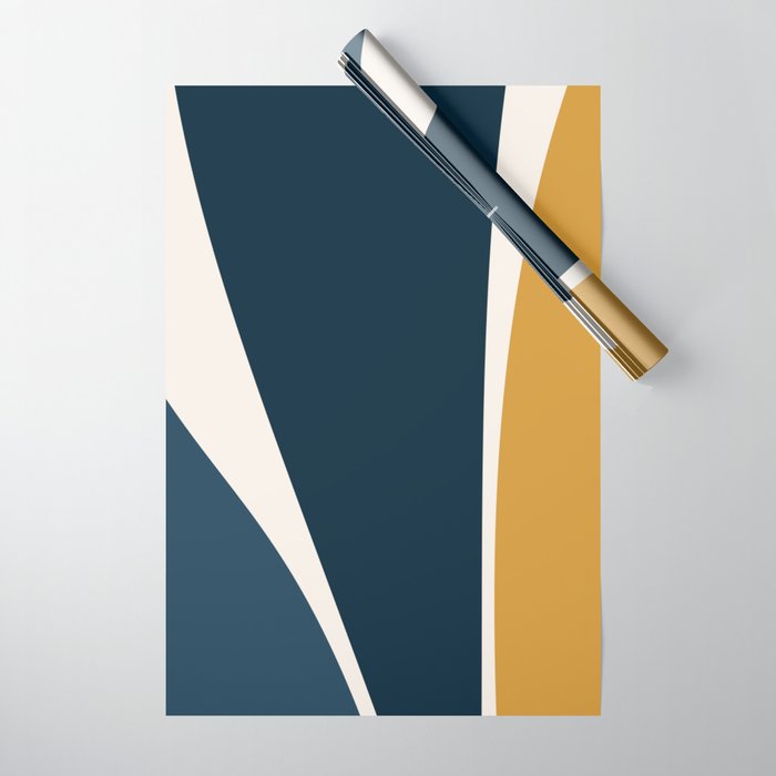 Minimalist Plant Abstract LXV Wrapping Paper Gallery Image 1