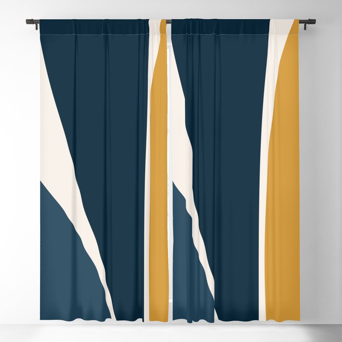 Minimalist Plant Abstract LXV Window Curtain Gallery Image 1