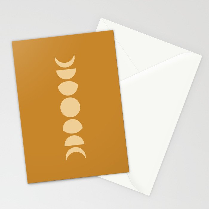Minimal Moon Phases I Stationery Card Gallery Image 2