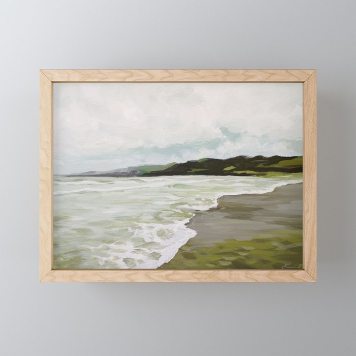 Late Afternoon Beach Mini Art Print Gallery Image 1