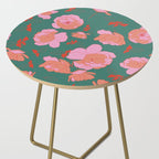 English Roses in Pink and Green Side Table Gallery Image 2