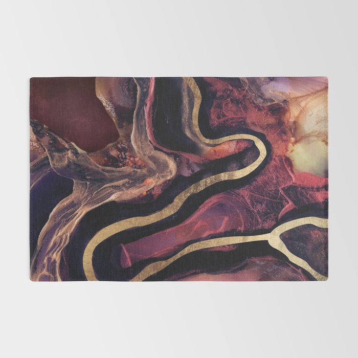 Golden River Abstract Rug Gallery Image 2