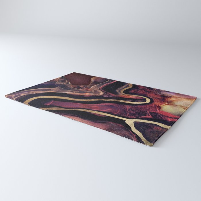 Golden River Abstract Rug Gallery Image 3
