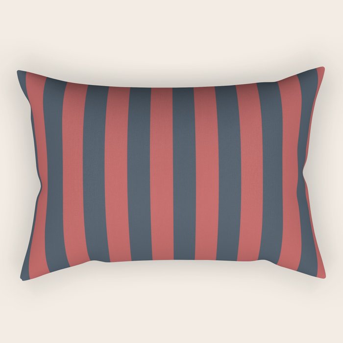Stratified Sea Stripes Rectangular Pillow Gallery Image 2